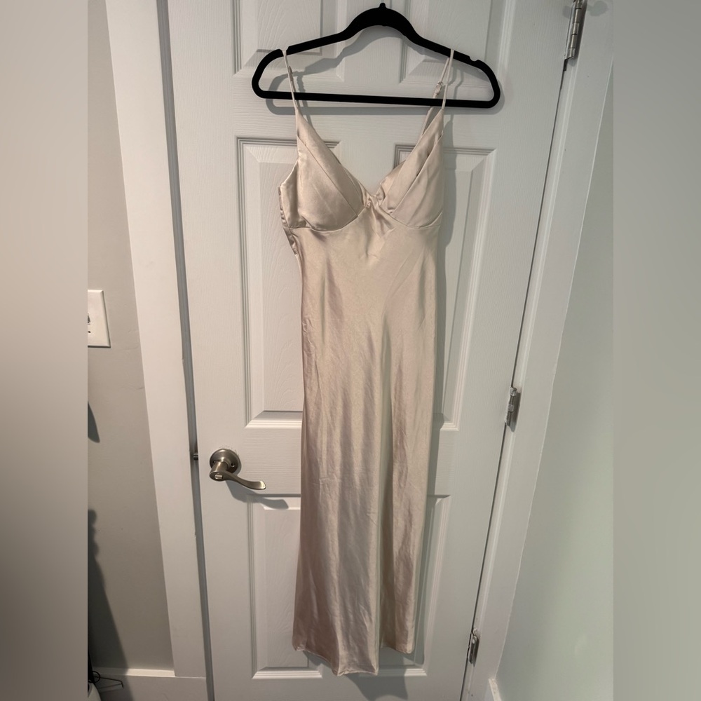 Hello Molly Lovely Escape Maxi Dress Champagne